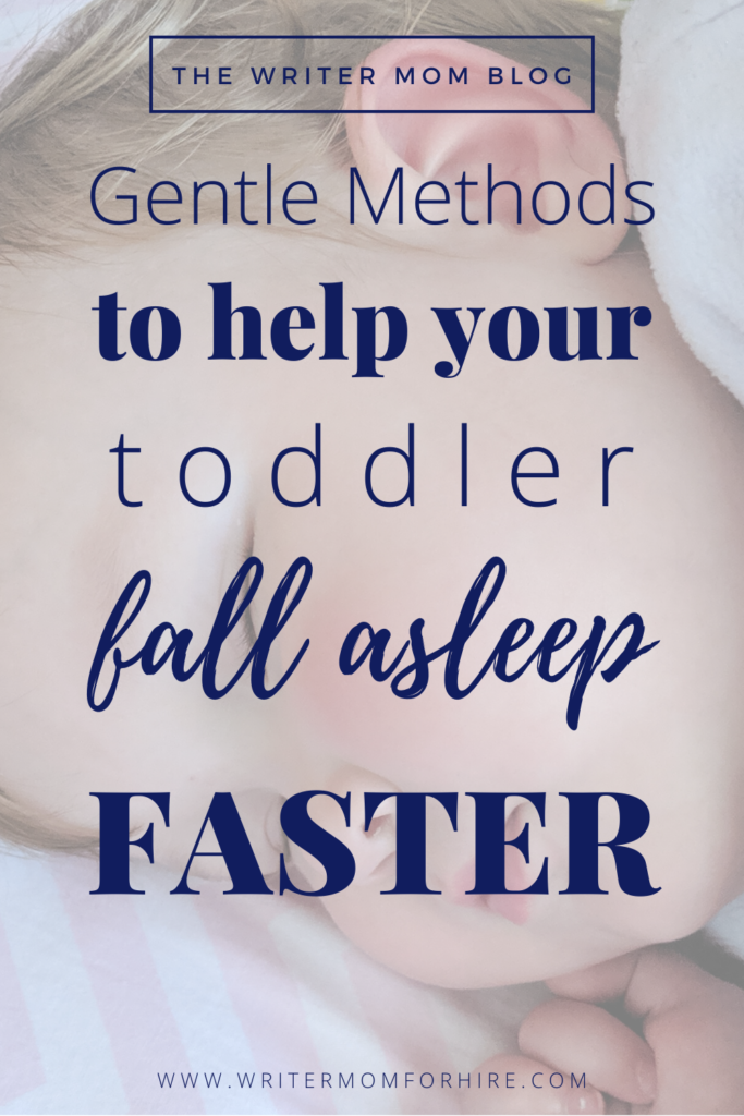 pinterest graphic get your toddler to fall asleep faster | toddler sleep aids