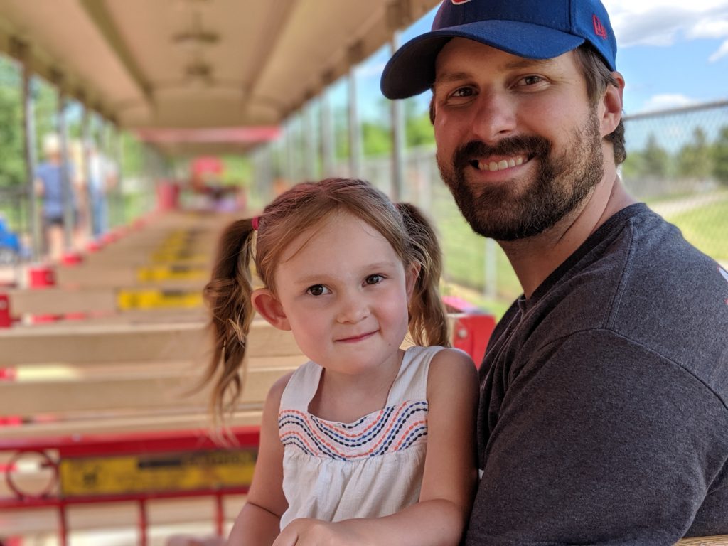 photo of the train ride | our trip to storybook land in aberdeen sd