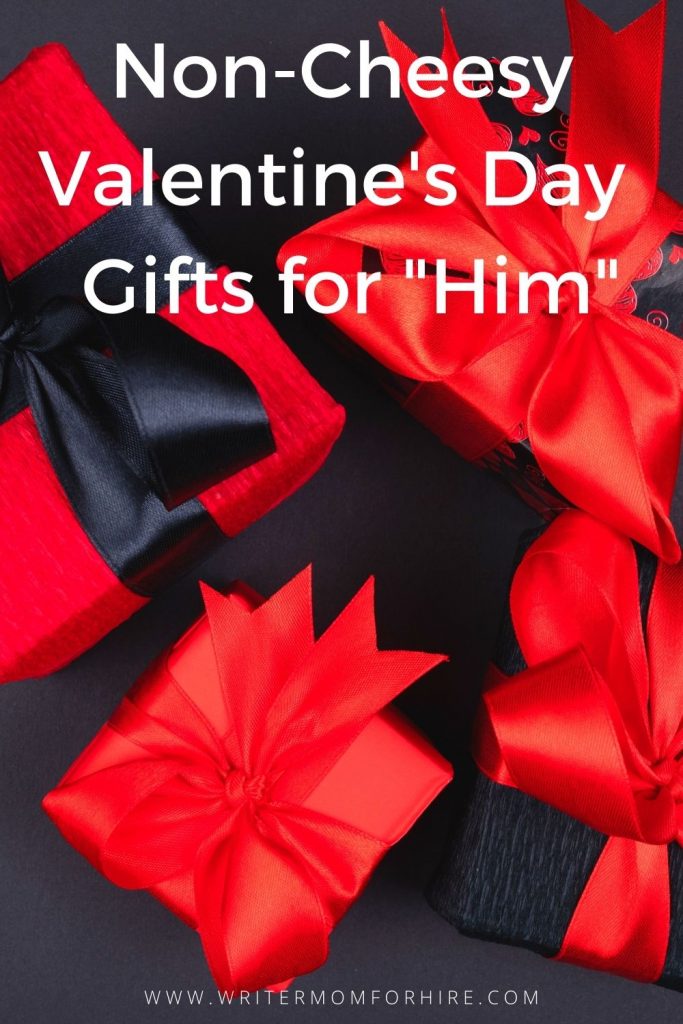 pin this image to share the list of non-cheesy valentine's day gifts for him