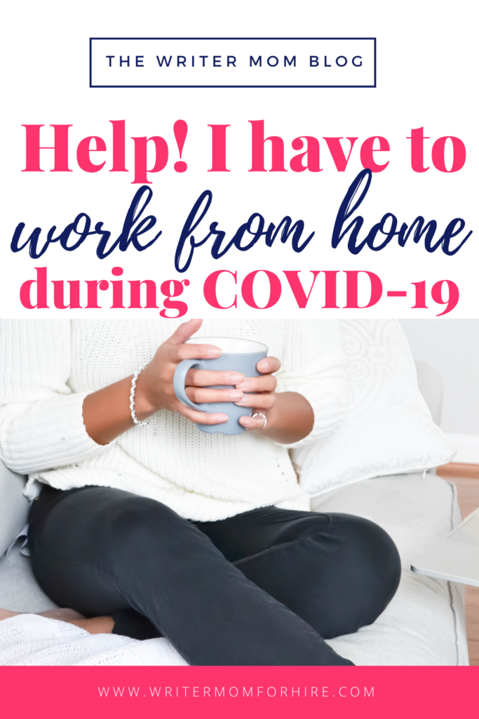 pinterest graphic for help! i have to work at home during covid-19