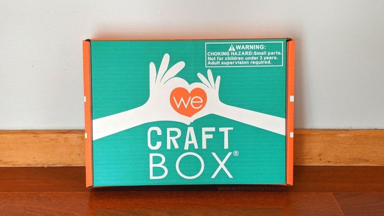 We Craft Box Review: A Themed Craft Subscription Box for Kids