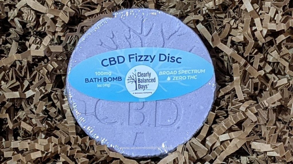 cbd fizzy disc bath bomb provided for the therabox reviews